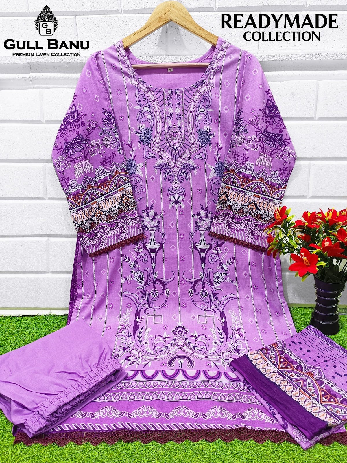 Vol 5 Gull Banu Cambric Cotton Pakistani Readymade Suits