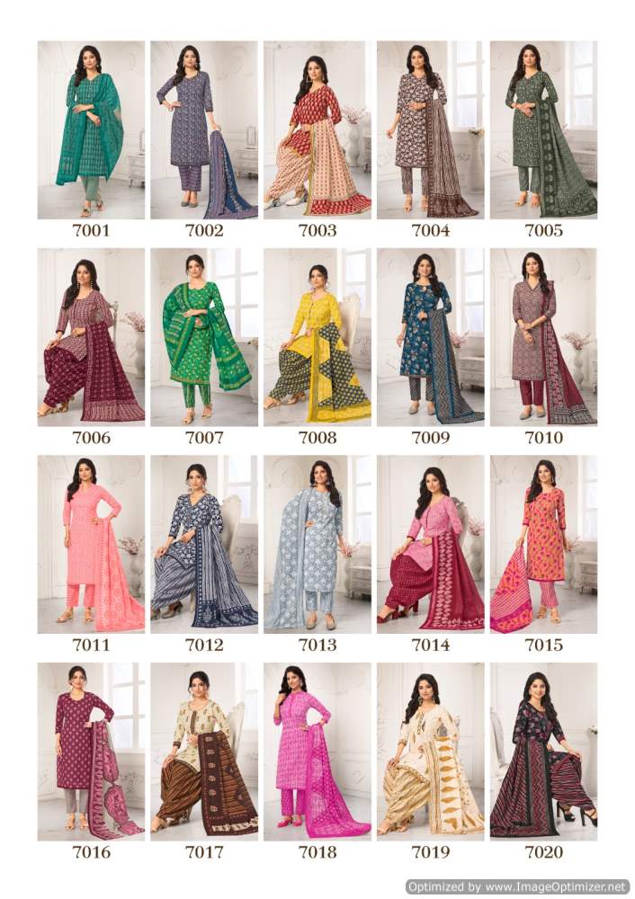 Vol 70 Laado Cotton Dress Material