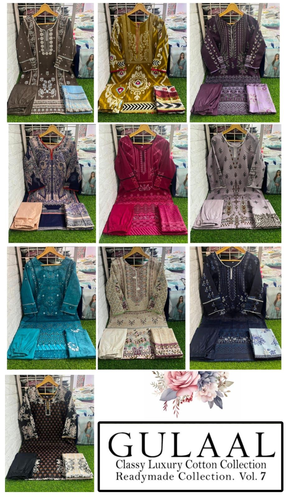 Vol 7 Gulaal Pakistani Readymade Suits