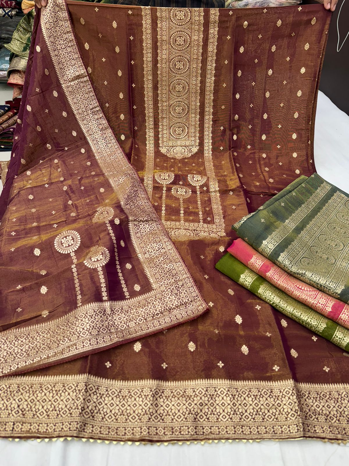 Vrinda Nayandeep Jacquard Salwar Suits