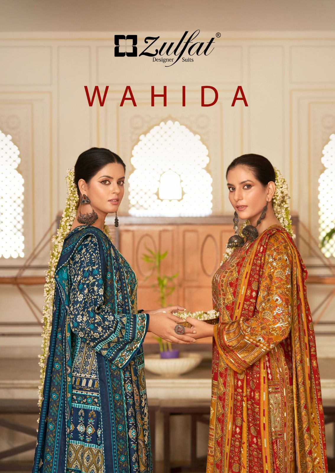 Wahida Zulfat Designer Wool Karachi Pashmina Salwar Suits