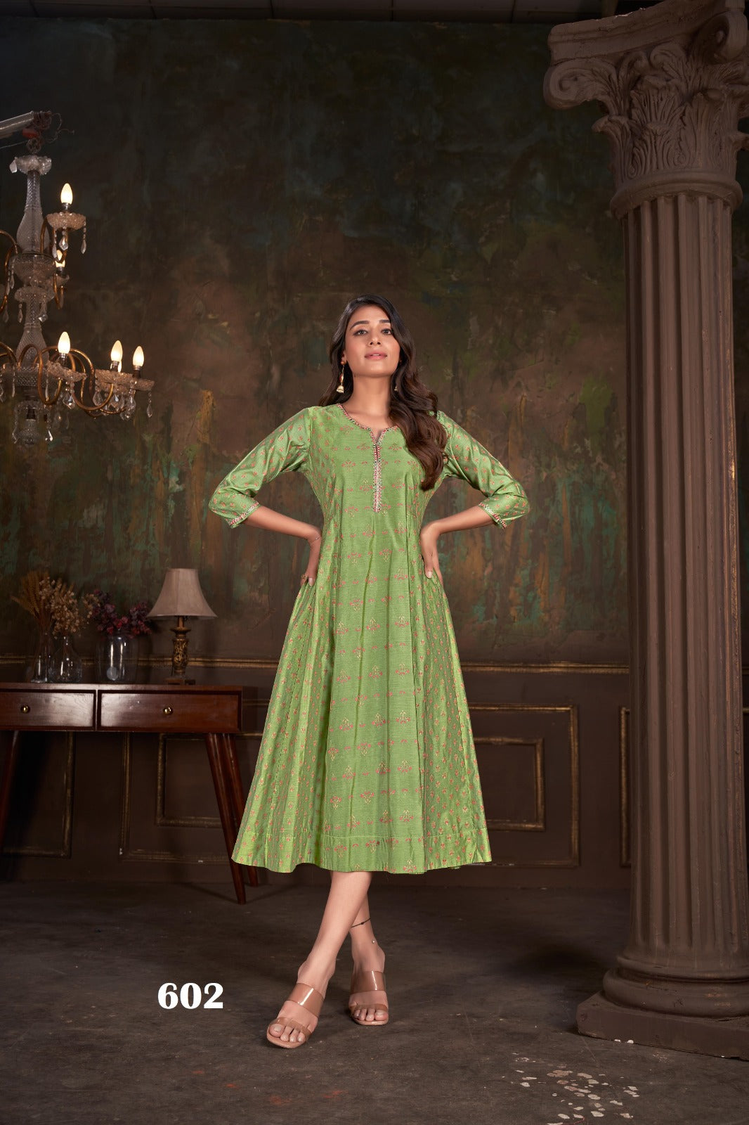 Wave Jivora Cotton Anarkali Kurtis