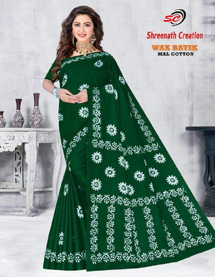 Wax Batik-1602 Ssc Cotton Sarees