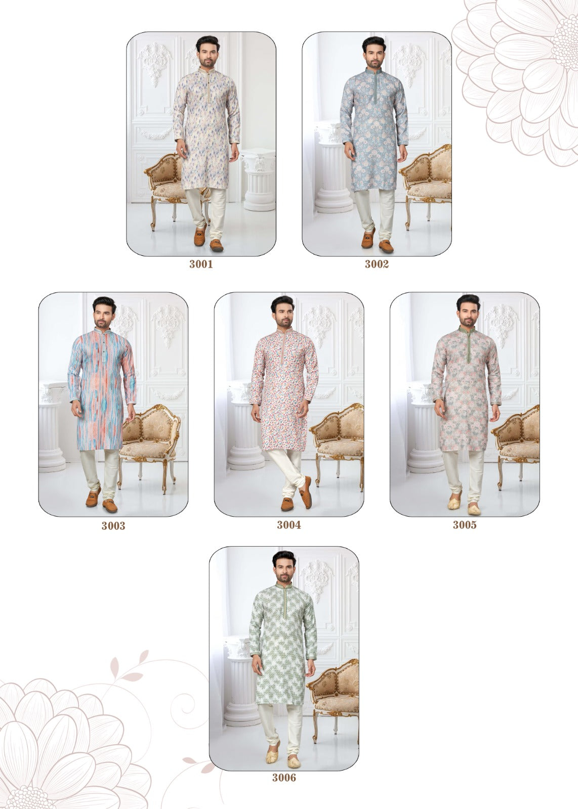 Wedding Collection Vol 3 Outluk Cotton Mens Kurta Pajama