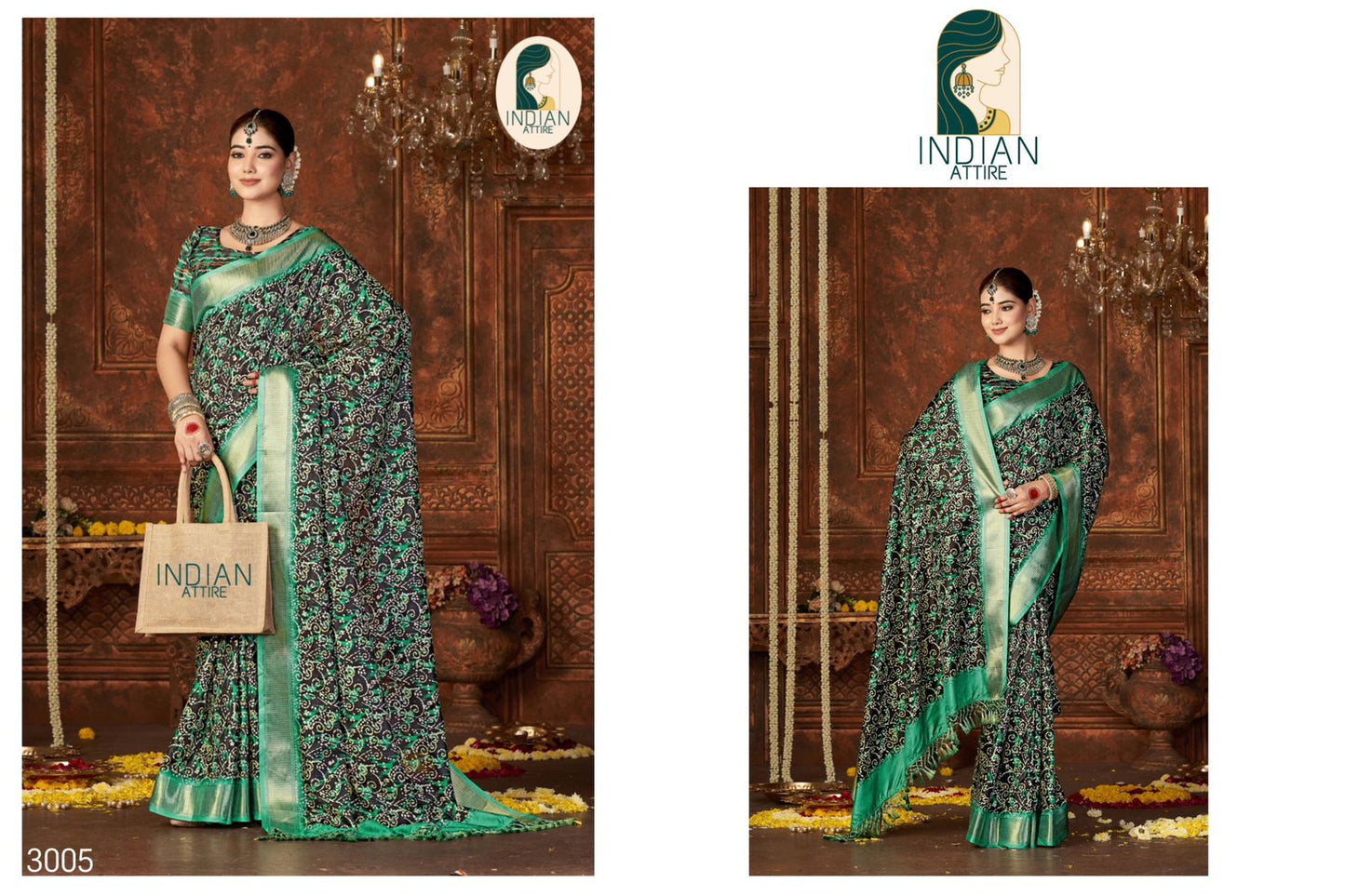 Winter One Indian Attire Dola Silk Sarees