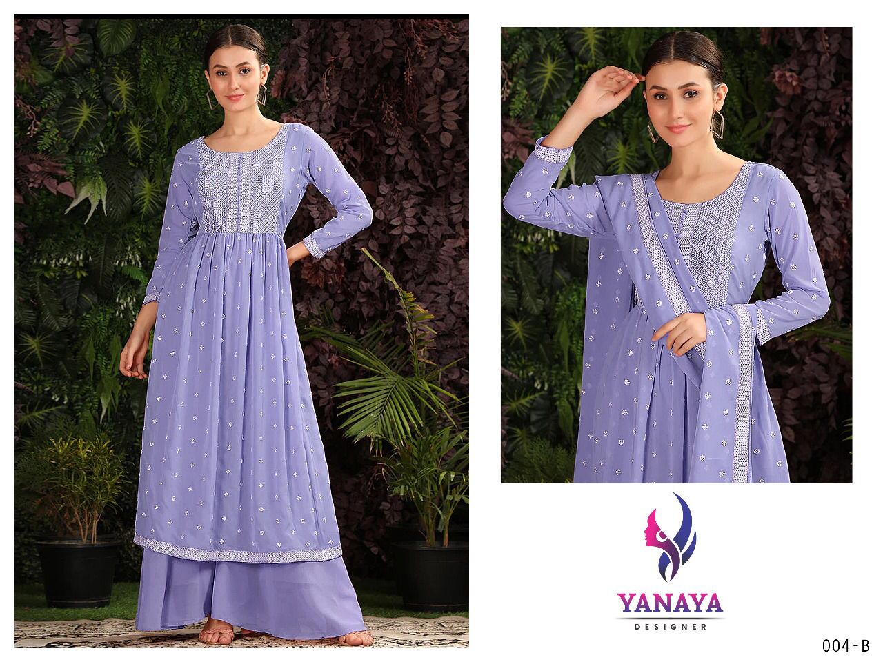 Yd 004 Yanaya Georgette Readymade Suits