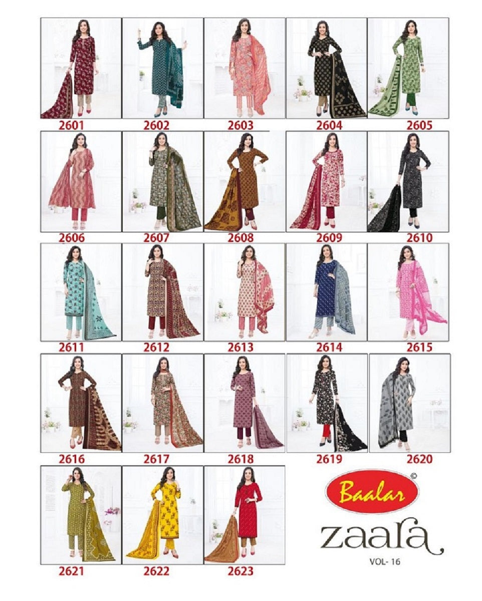 Zaara Vol 16 Baalar Readymade Pant Style Suits