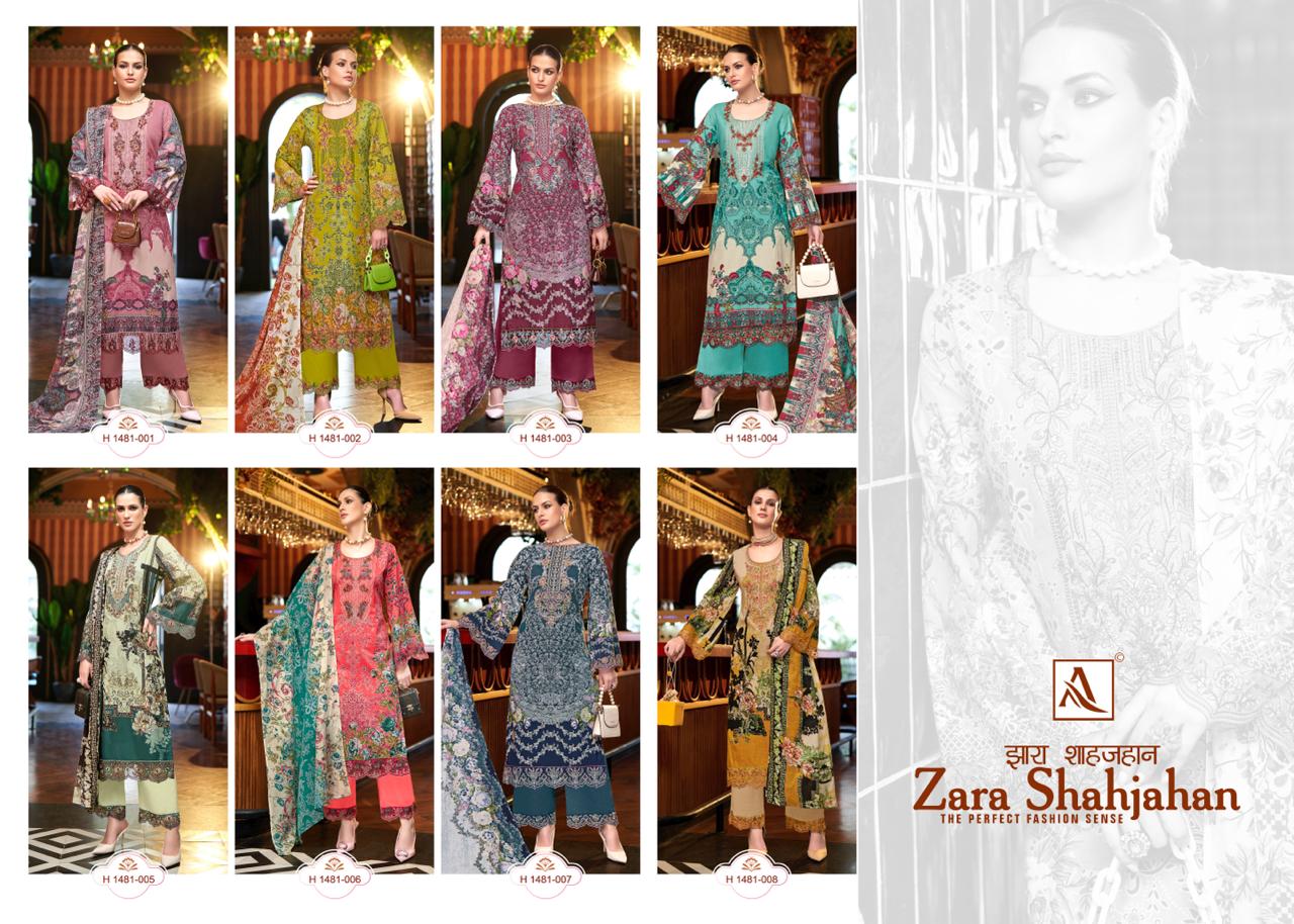 Zara Shahjahan Alok Cambric Cotton Karachi Salwar Suits