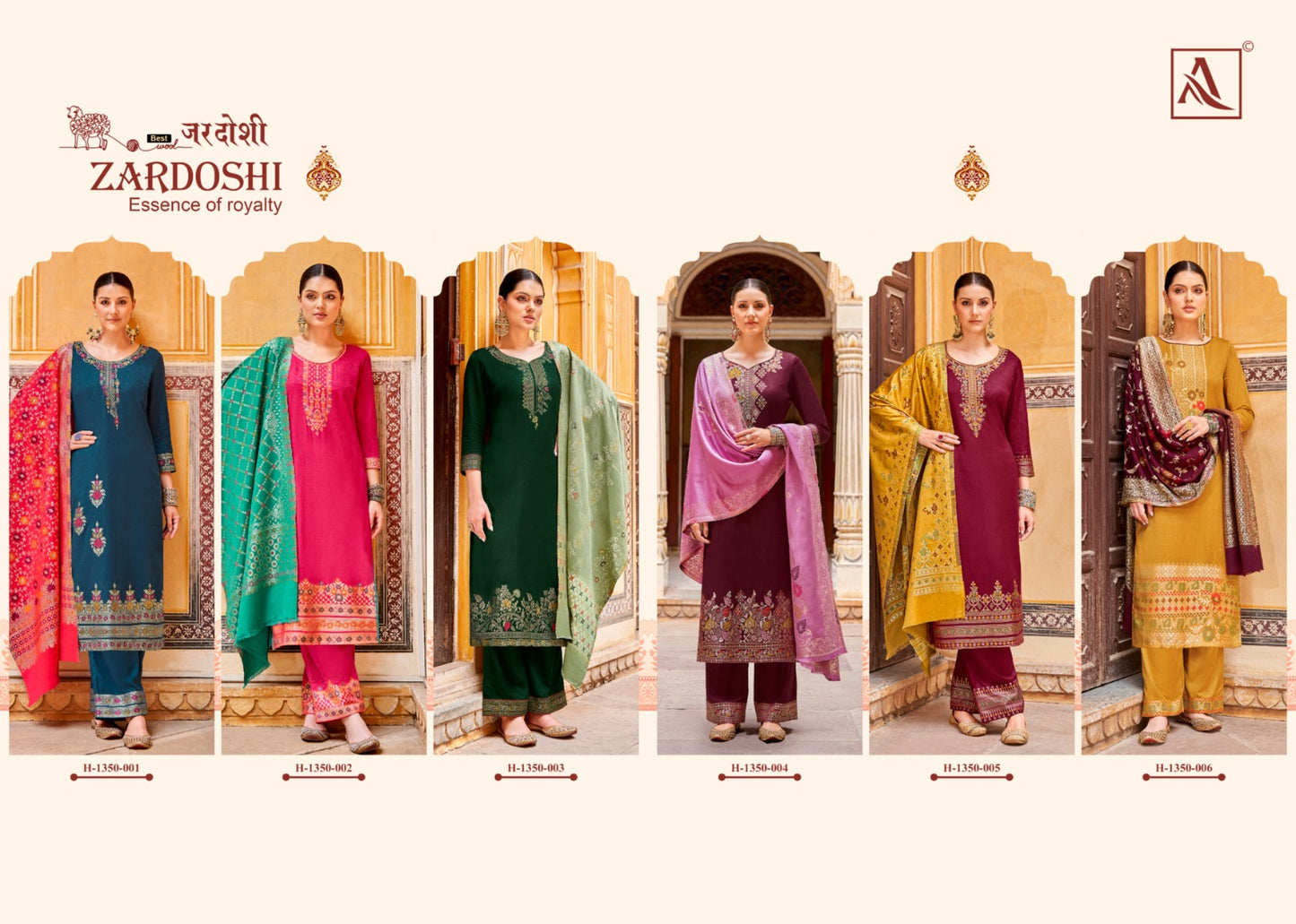 Zardoshi Alok Pashmina Suits