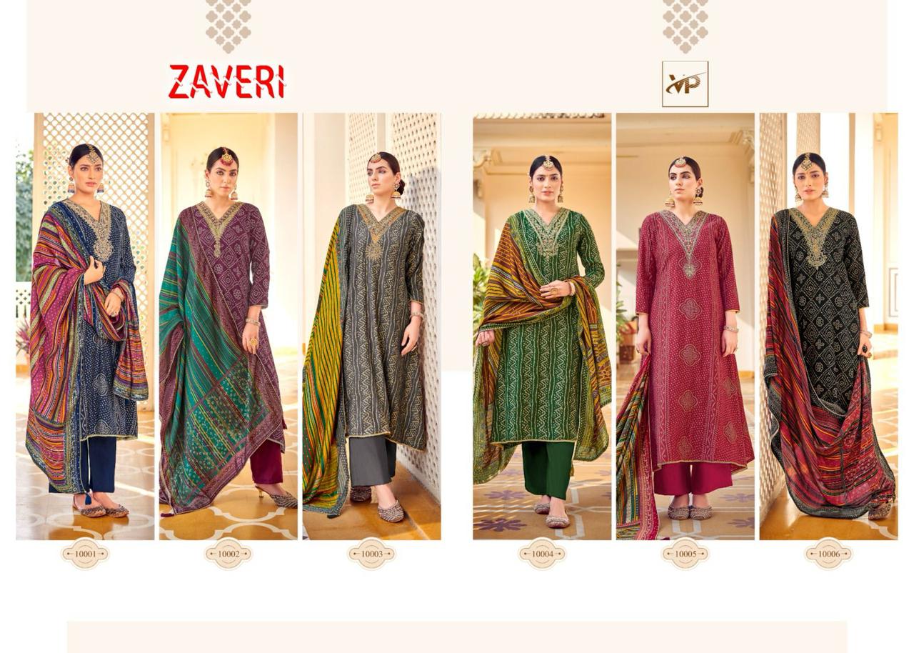 Zaveri Vp Muslin Pant Style Suits