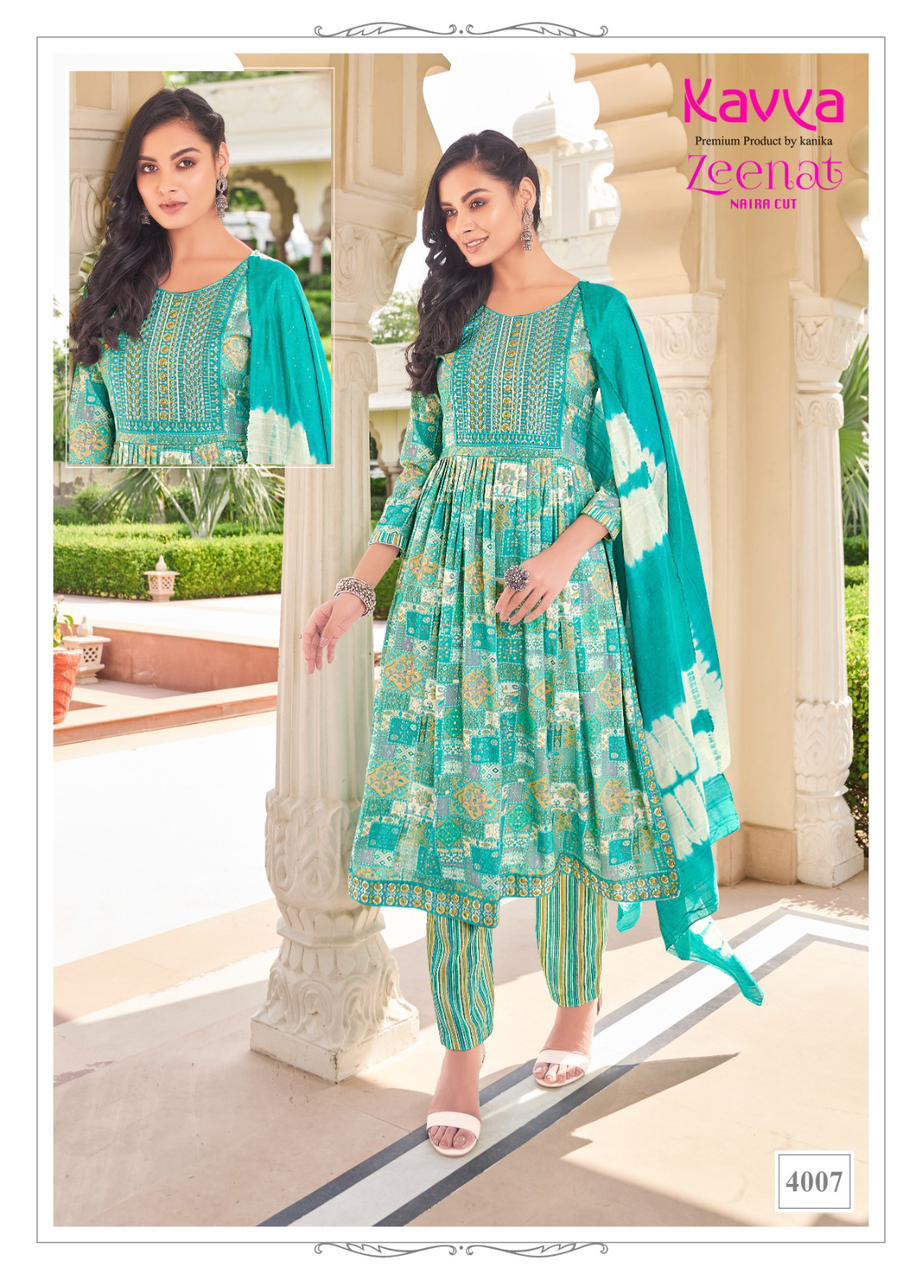 Zeenat Vol 4 Kavya Readymade Pant Style Suits