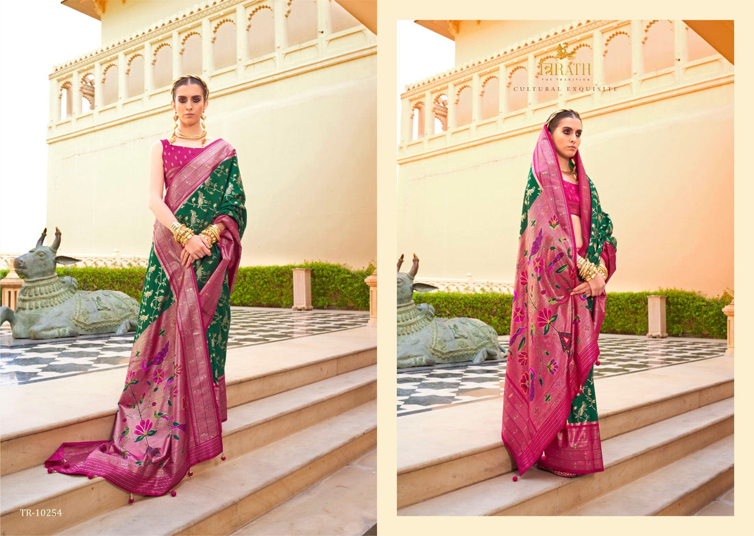 10248 To 10253 Swastik Trirath Sarees