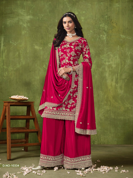 10331 To 10334 Vol 33 Anjubaa Unstitched Suits