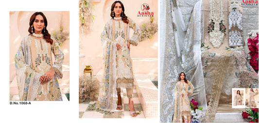 1068Ab Needle Wonder Vol 7 Aasha Designer Pakistani Salwar Suits