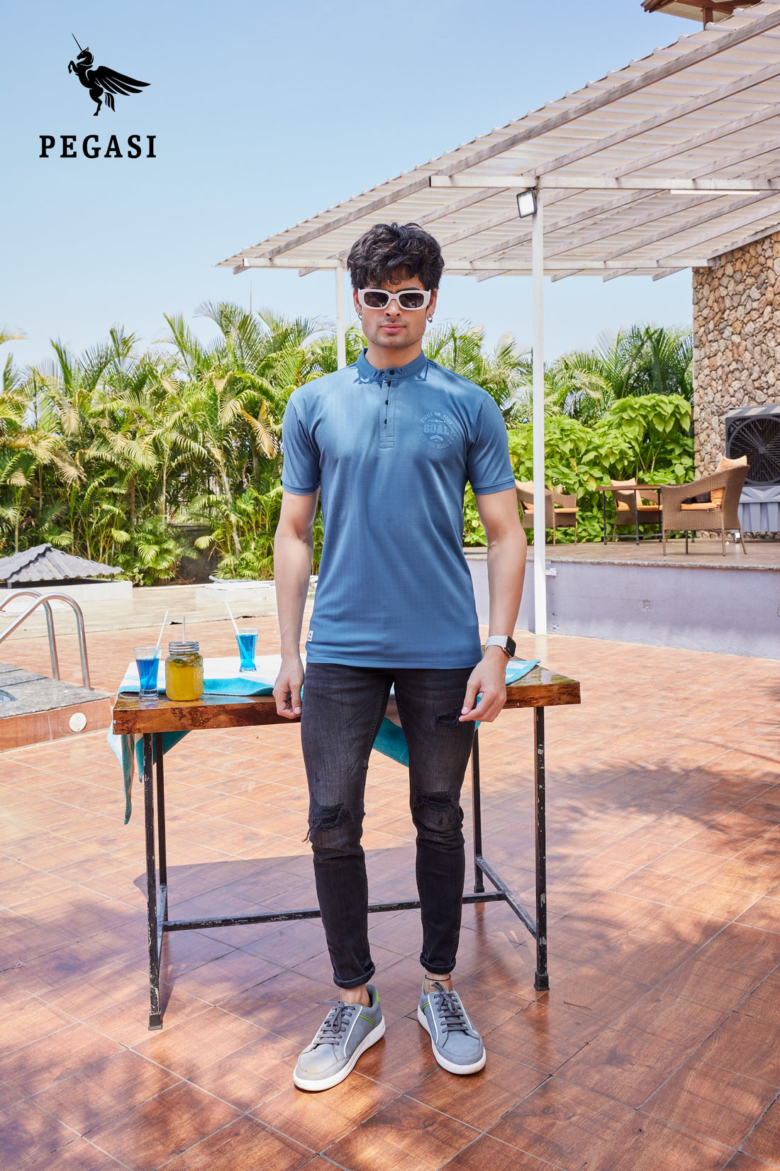 114 Pegasi Tencil Lycra  Mens Tshirts