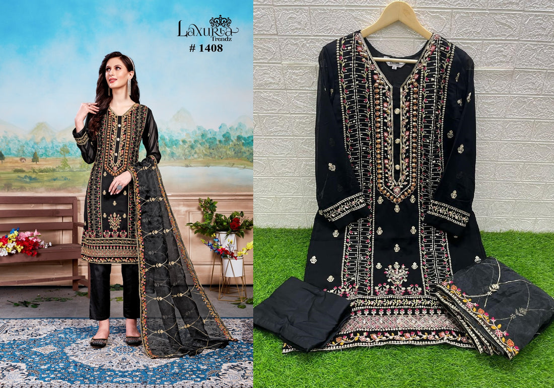 1408 Laxuria Trendz Pakistani Readymade Suits