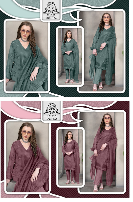 164 Zainab Fashion Studio Pakistani Readymade Suits