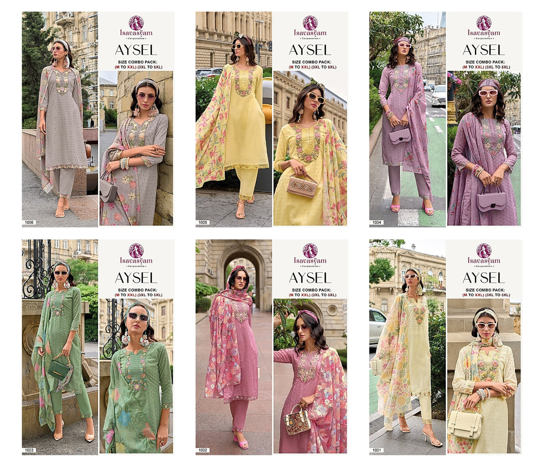 Aysel Isavasyam Readymade Pant Style Suits