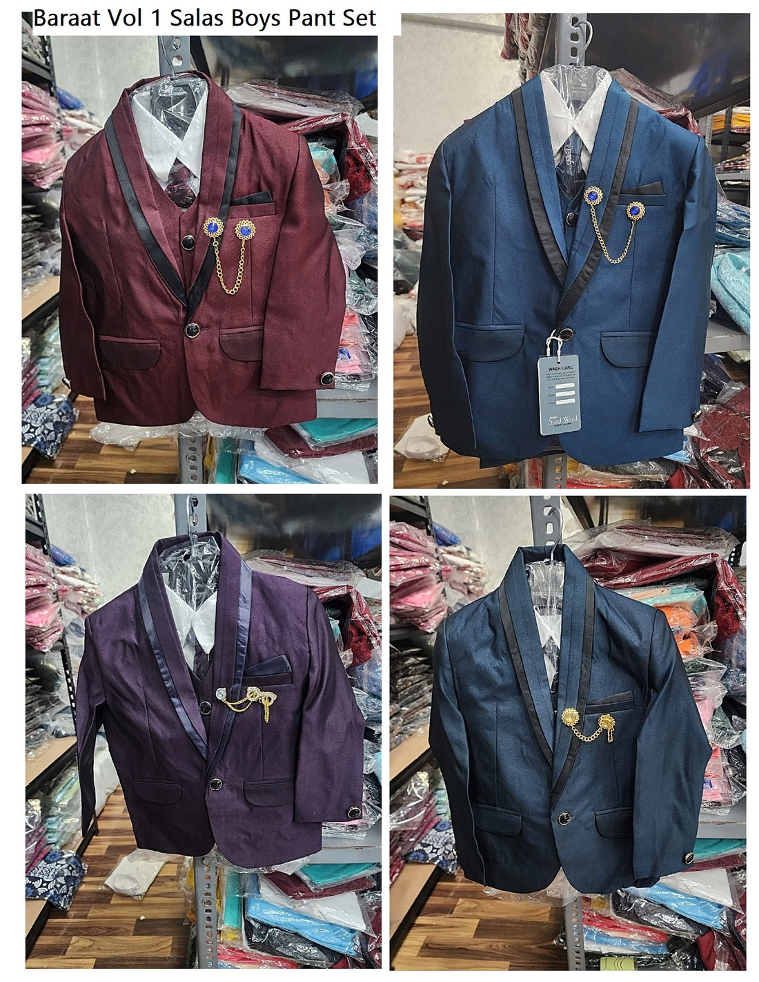 Baraat Vol 1 Salas   Boys Pant Set