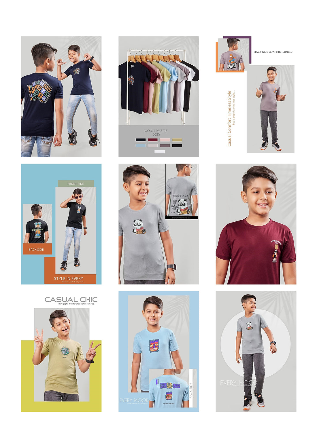 Cozy Colours Hugo Tylor Boys Tshirt