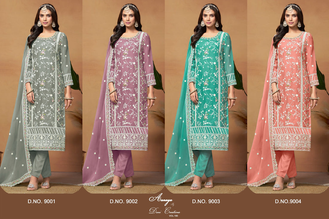 Aanaya Vol 190 Dani Creation Pant Style Suits