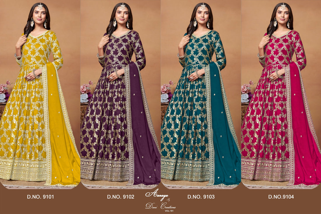 Aanaya Vol 191 Dani Creation Anarkali Salwar Suits