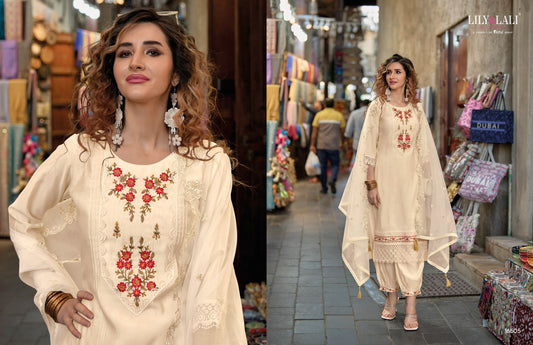 Afghani Vol 3 Lily Lali Milan Silk Handwork Readymade Pant Style Suits