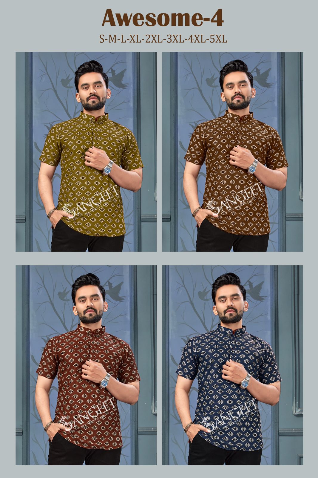 Awesome 4 Sangeet Mens Kurta