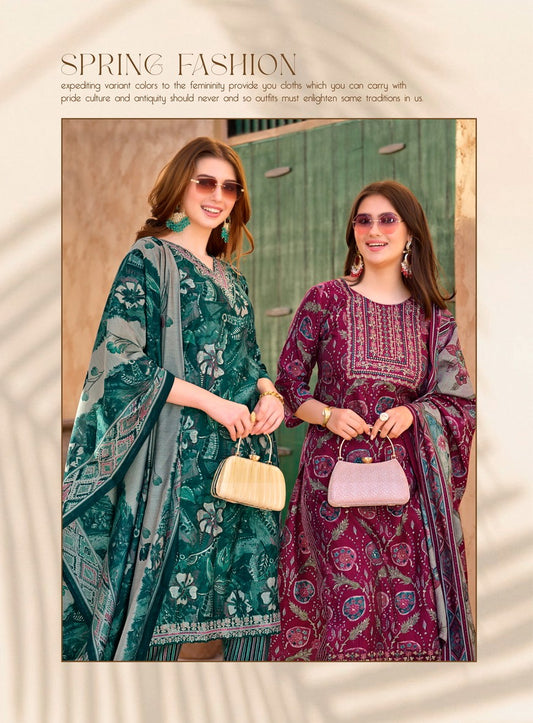 Cherry Vol 2 Radhika Lifestyle Modal Embroidery Work Readymade Pant Style Suits