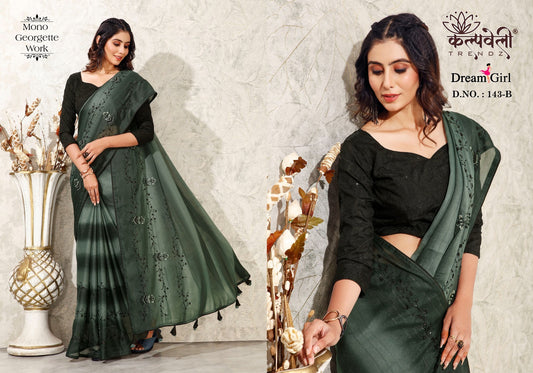 Dream Girl 143 Kalpveli Georgette  Sarees