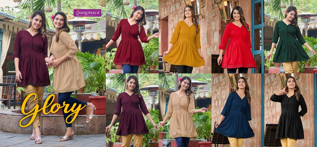 Glory Vol 2 Rangmaya Bombay  Designer Long Top