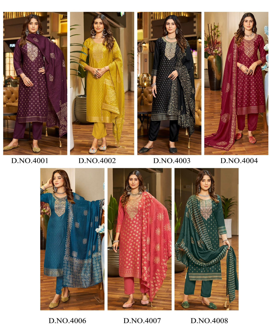 Jasmin 3 0 Bluehills Rayon 14Kg Embroidery Work Readymade Pant Style Suits
