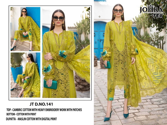 Jt 141 Johra Tex Pakistani Salwar Suits