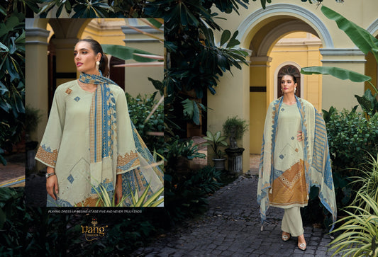 Kafiyat Rang Fashion Lawn Cotton Handwork Pant Style Suits