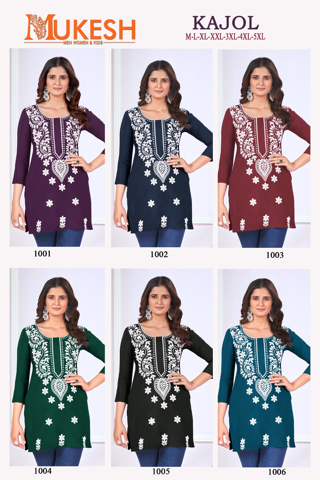 Kajol Mukesh Banwery Short Kurtis