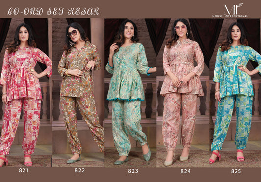 Kesar Moksh International Rayon  Co Ord Set