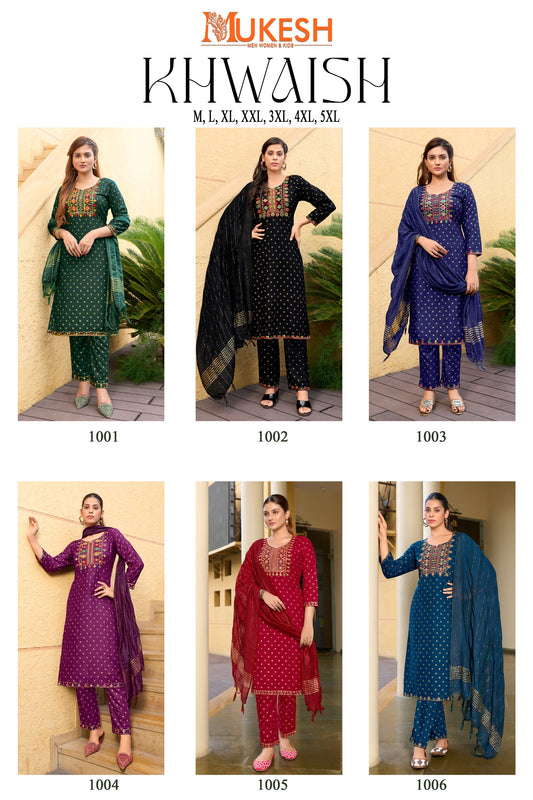 Khwaish Mukesh Banwery Readymade Pant Style Suits