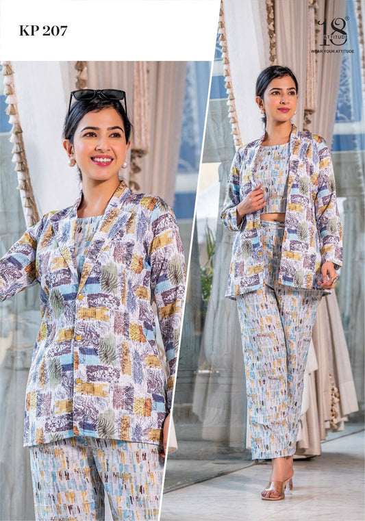 Kitty Party Vol 2 18 Attitude Cotton Linen  Co Ord Set