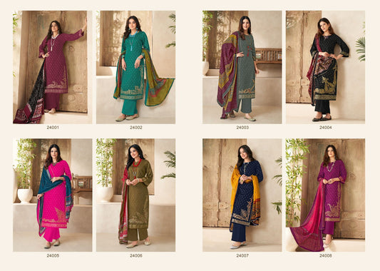 Naaz Vp Jaam Cotton Embroidery Work Pant Style Suits