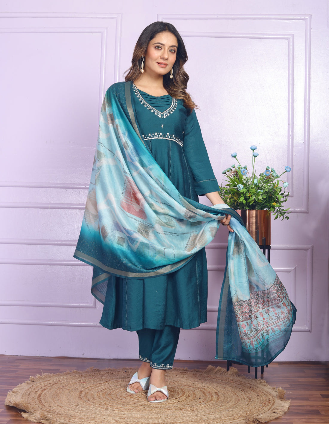 Nf1186 Vmk Readymade Anarkali Suits