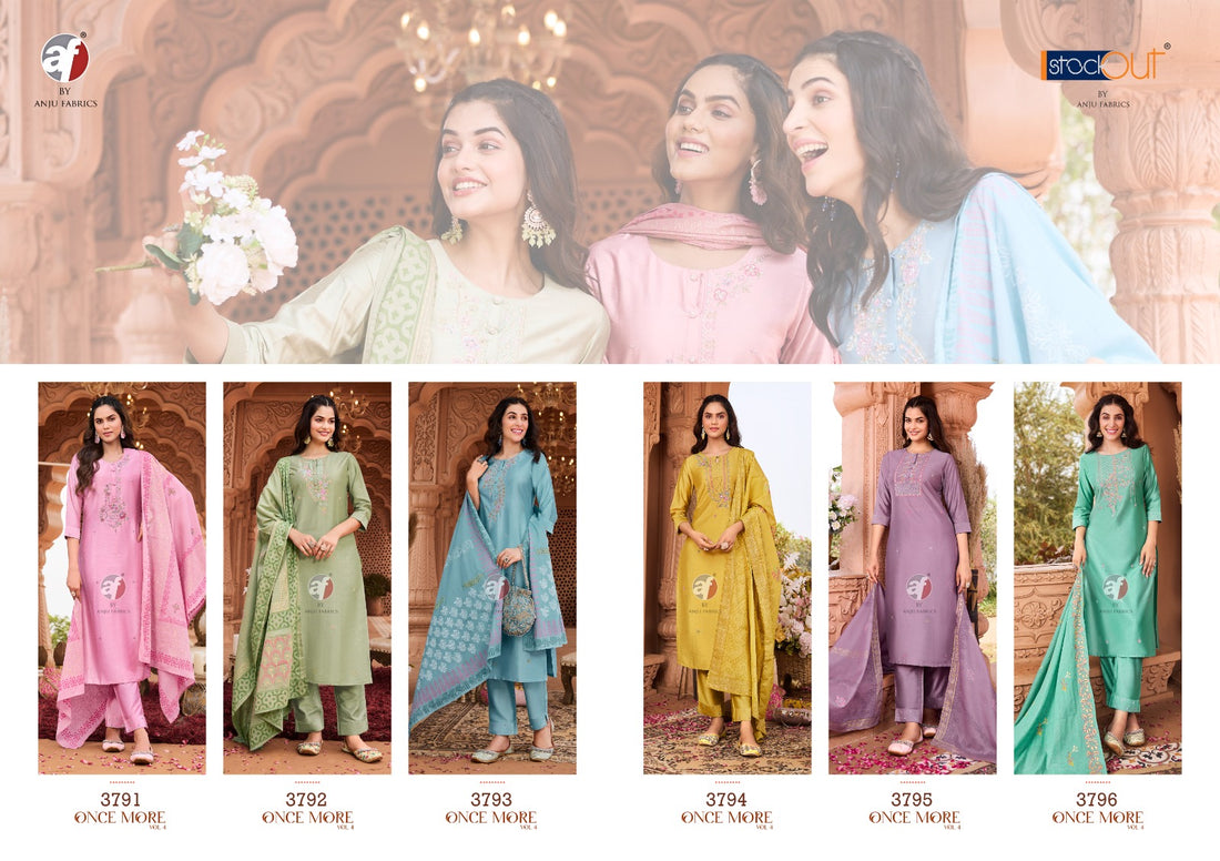 Once More Vol 4 Af Readymade Pant Style Suits