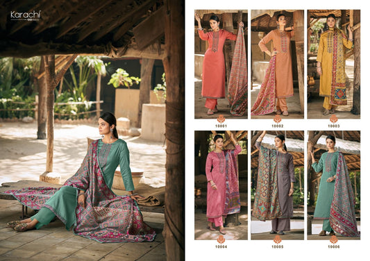 Patola Karachi Prints Pant Style Suits