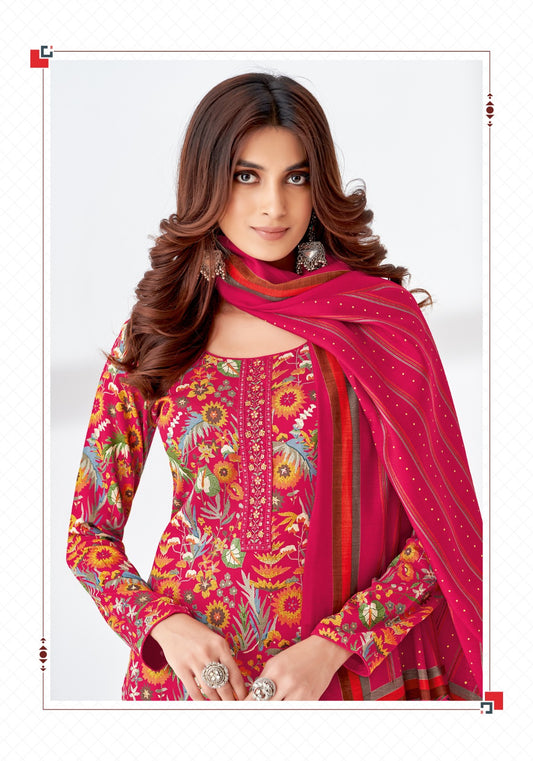 Piroi Vol 1 Suryajyoti Pant Style Suits