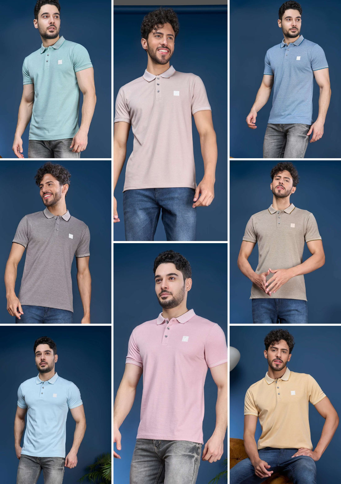 Iho E 68 Pluspoint Two Tone  Mens Tshirts