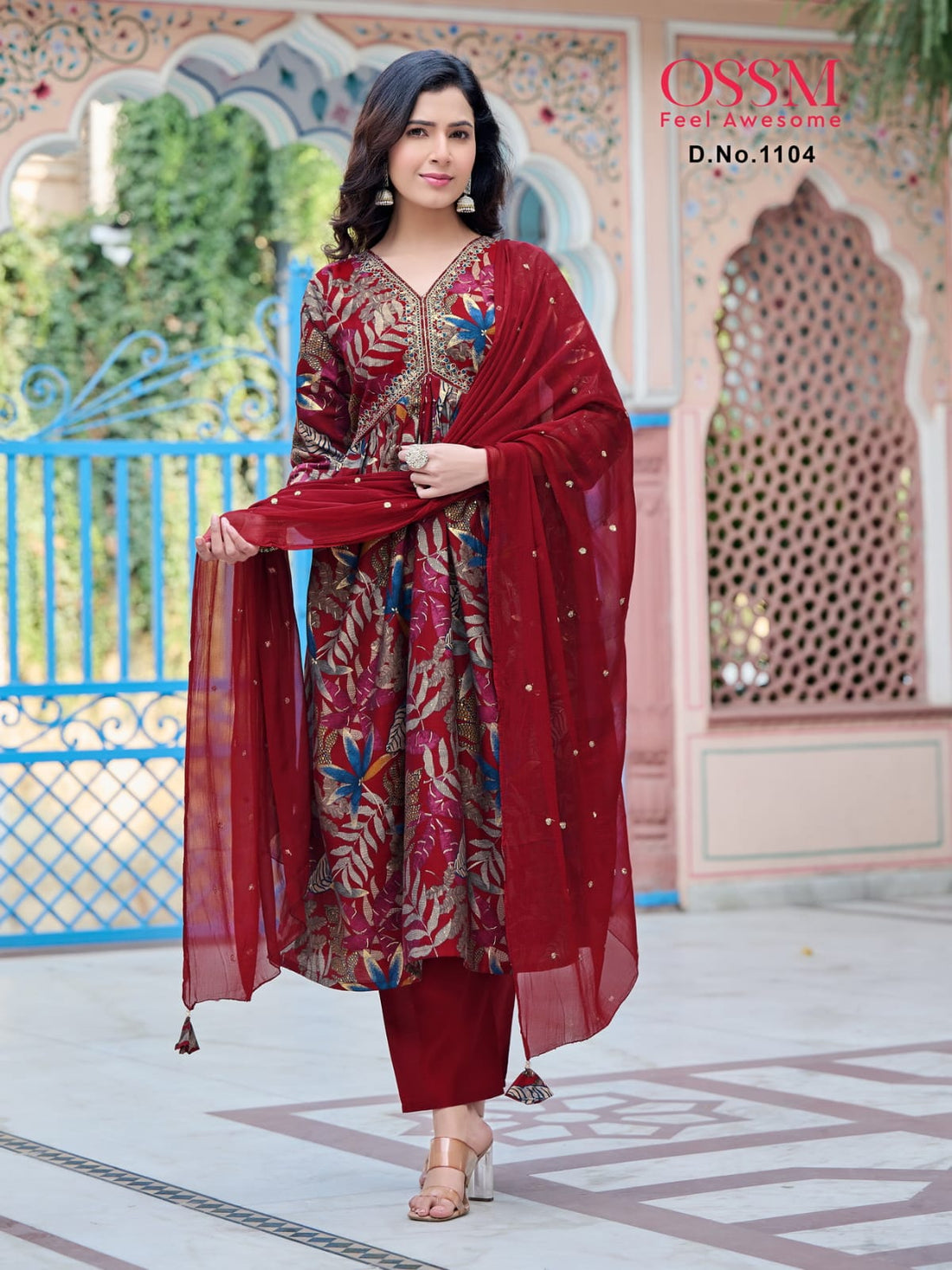 Resham Vol 11 Ossm Chanderi Modal Aaliya Cut Readymade Pant Style Suits