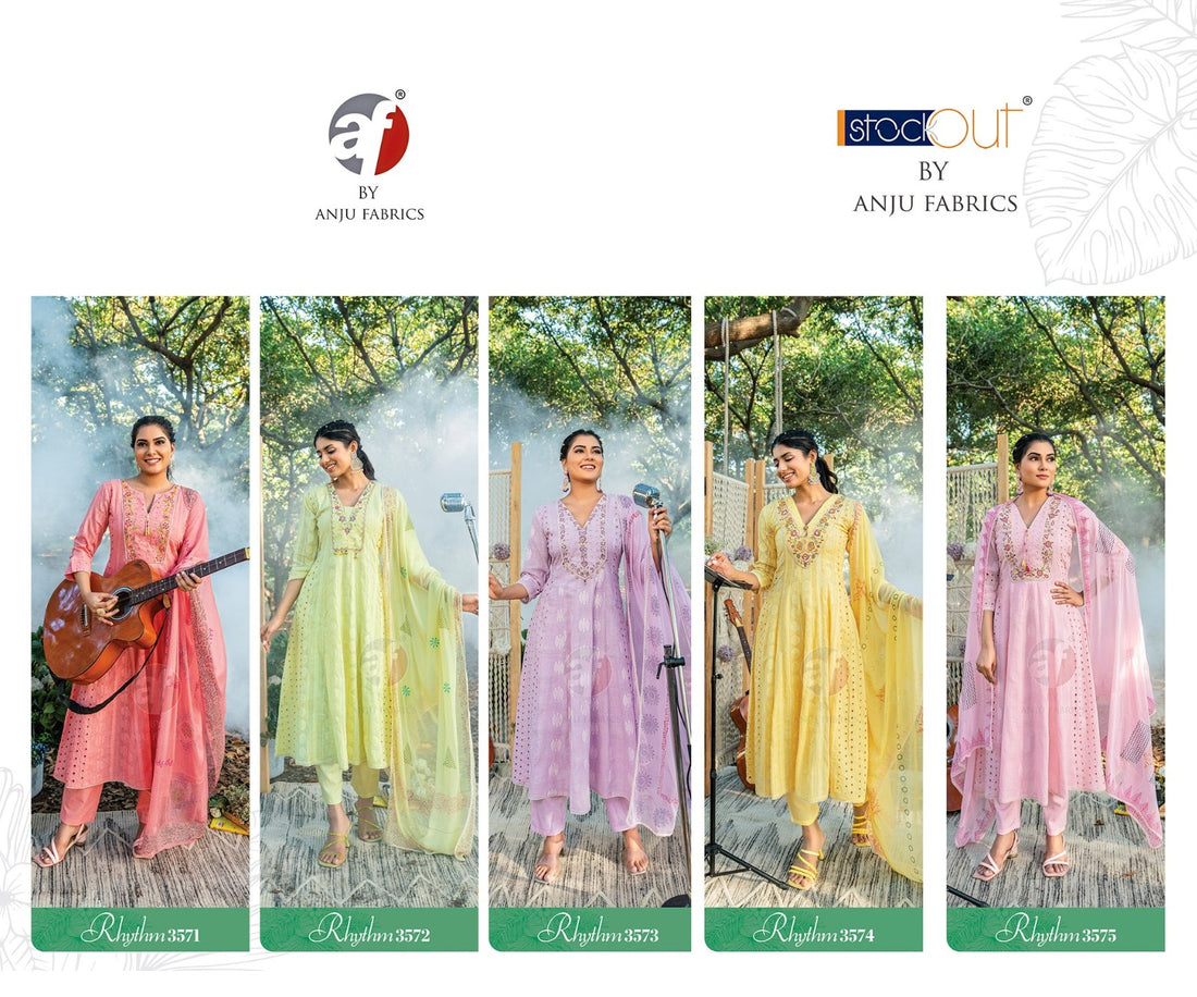 Rhythm Af Cotton  Readymade Pant Style Suits