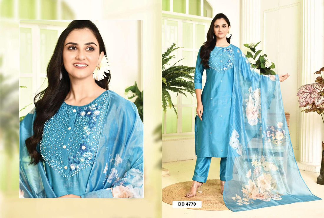 Stree Vol 34 Hru Readymade Pant Style Suits