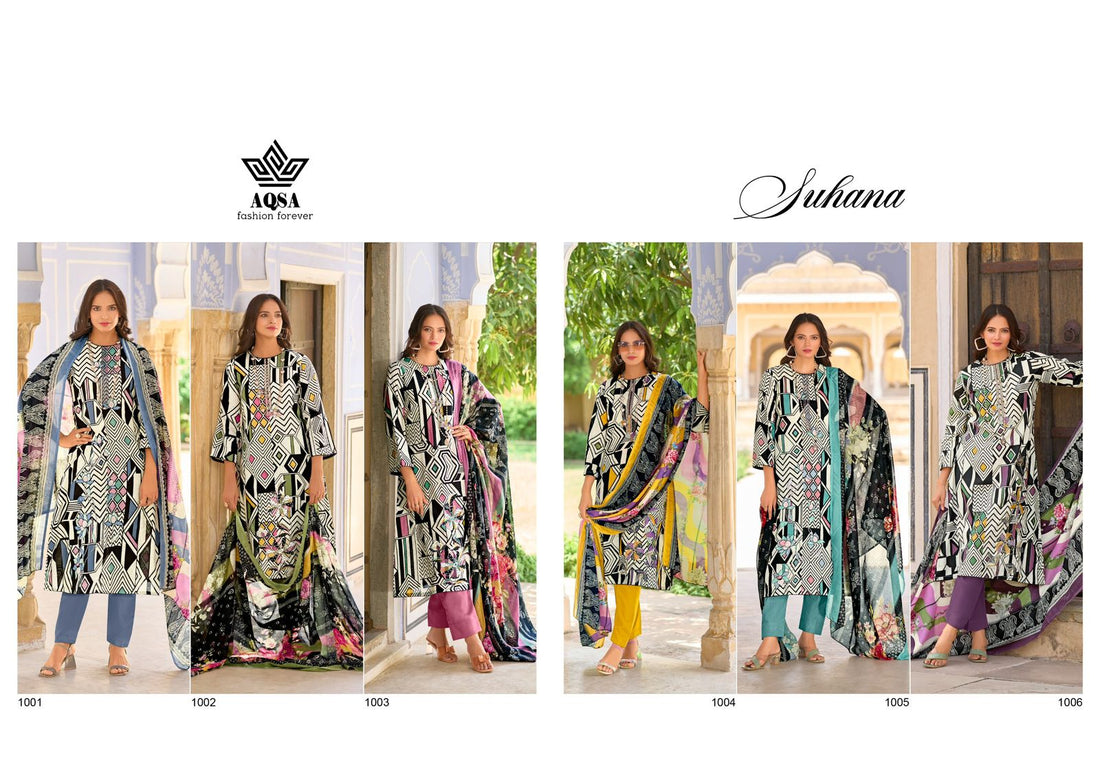 Suhana Aqsa Pant Style Suits