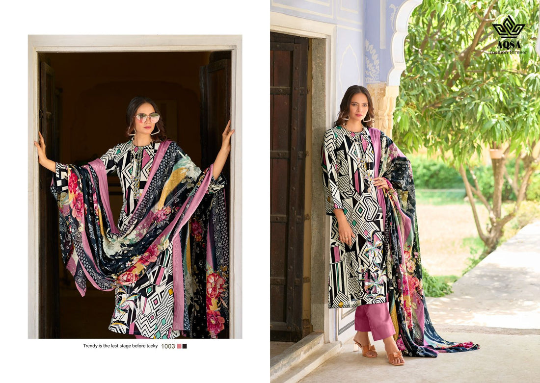 Suhana Aqsa Pant Style Suits