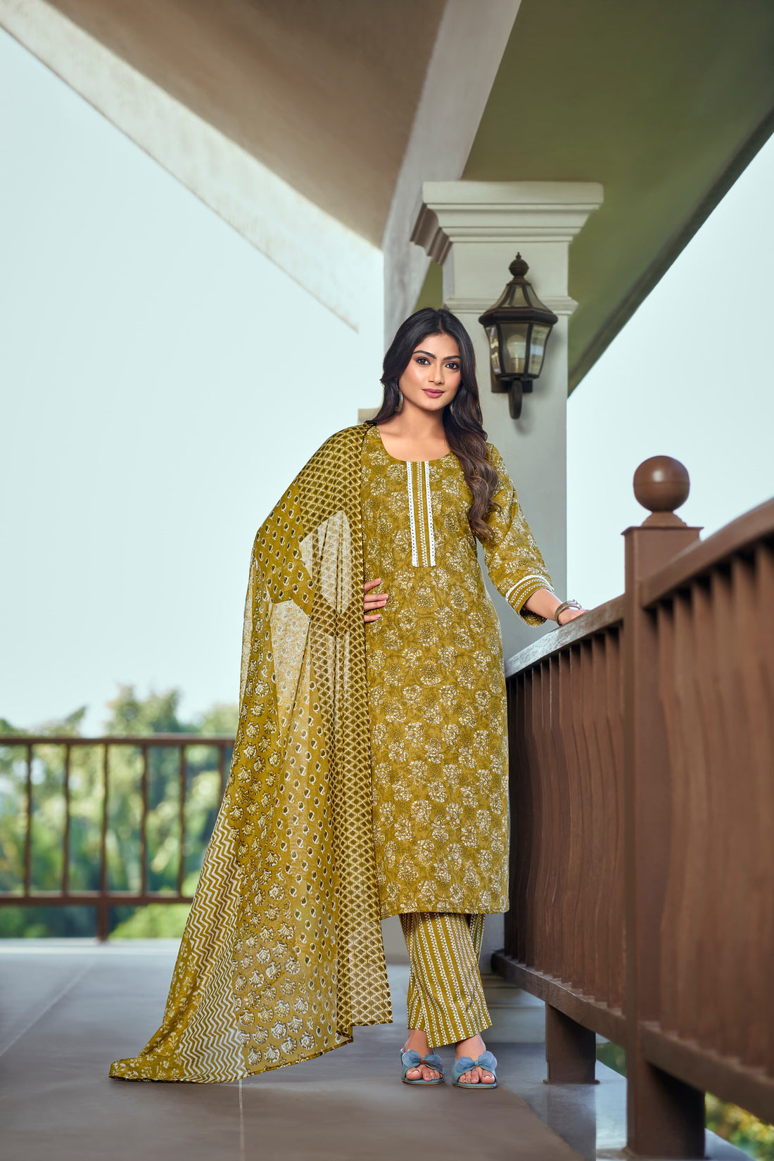 Summer Fashion Vol 4 Tips Tops Cotton Print Readymade Pant Style Suits